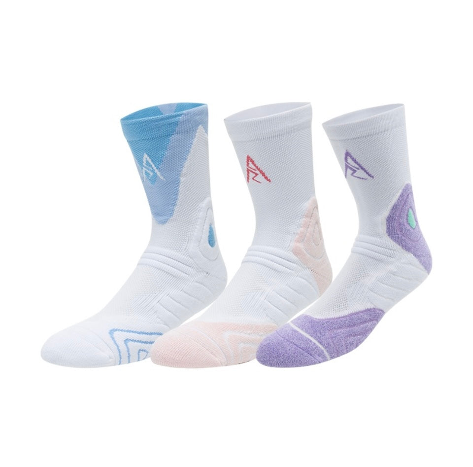 AR logo Rigorer Austin Reaves Basketball Socks Pro Success Package(Three pair of packages)