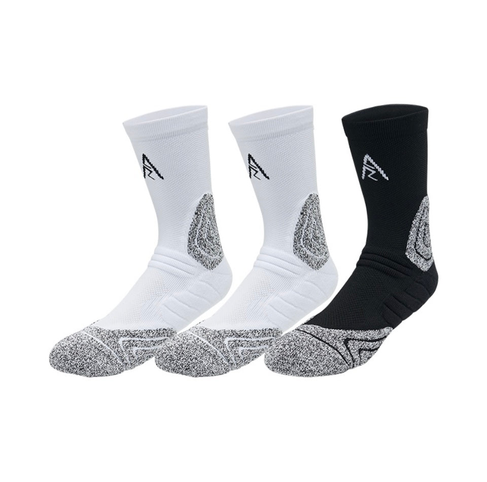 AR logo Rigorer Austin Reaves Basketball Socks Pro Success Package(Three pair of packages)