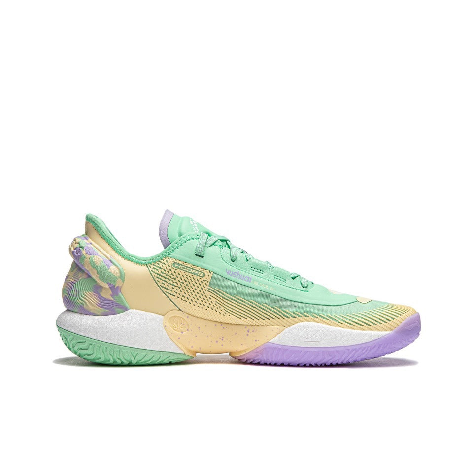 リーニン YUSHUAI XVIII v2 low Lining バッシュ LiNing Yushuai 18V2 'Green and Yellow'