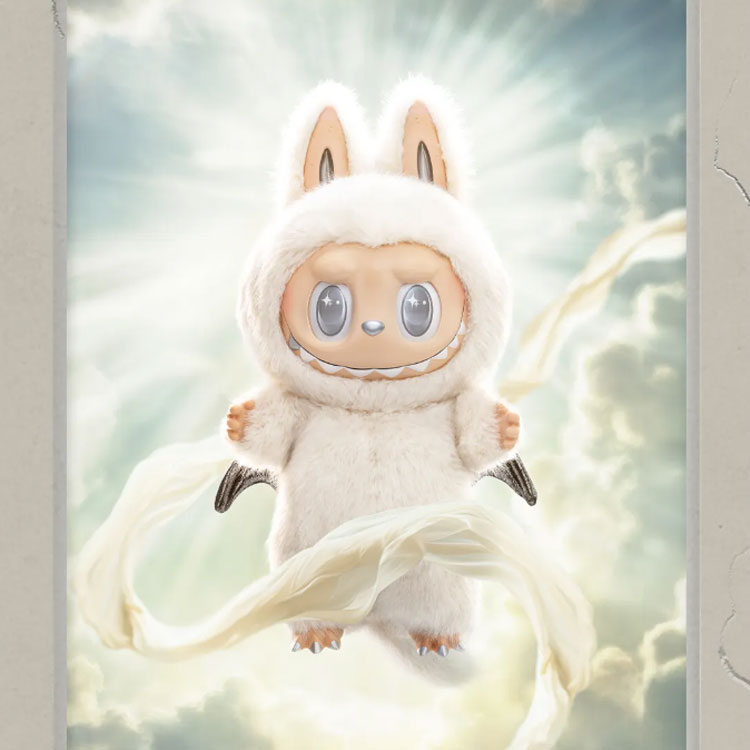 POP MART The Monsters Labubu Zimomo Angel In Clouds Figure No Tote - Kicksown store