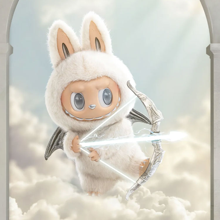 ぬいぐるみ The Monsters Labubu Zimomo Angel POP MART The Monsters Labubu Zimomo Angel In Clouds Figure