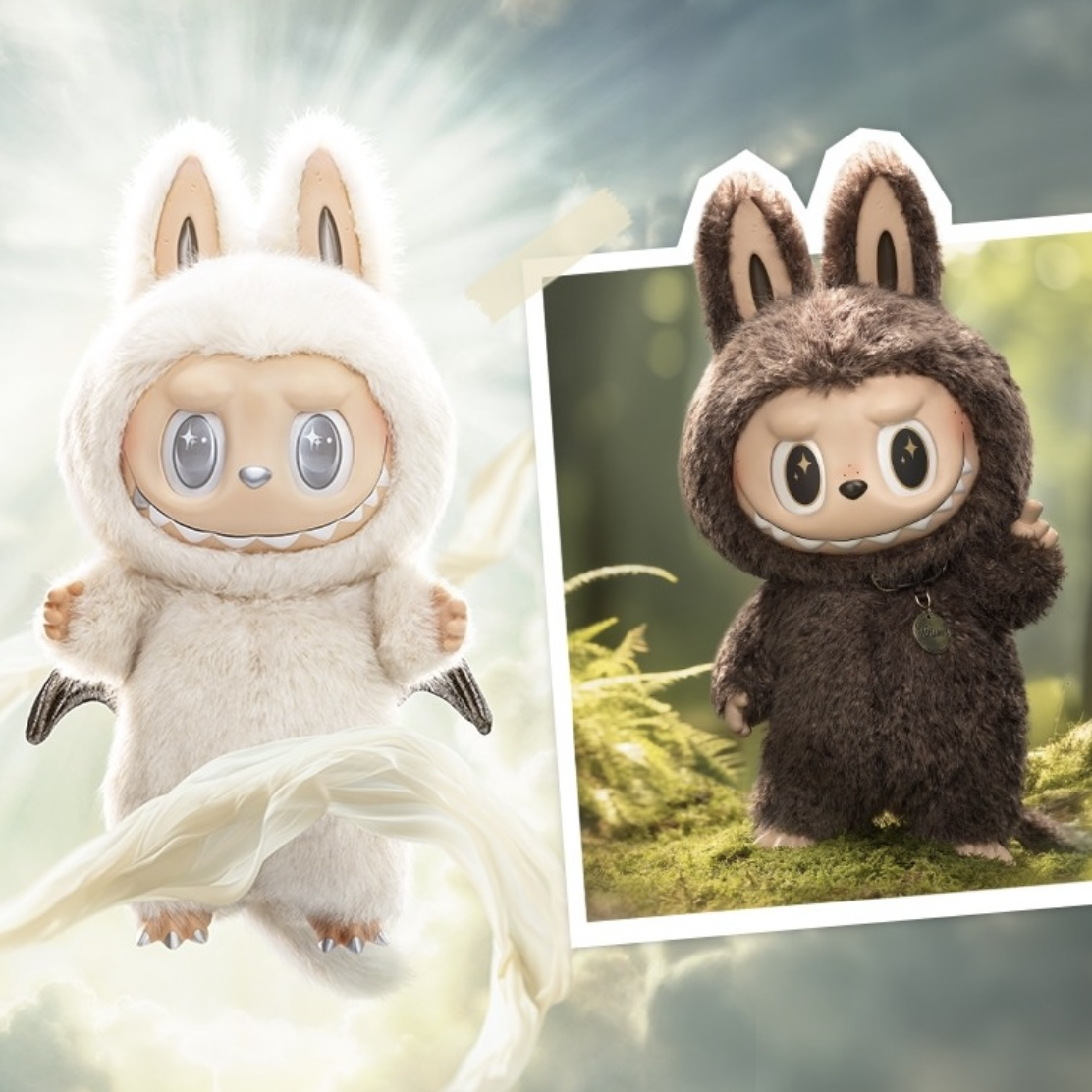 POP MART THE MONSTERS I FOUND YOU+ANGEL INCLOUDS Vinyl Face
