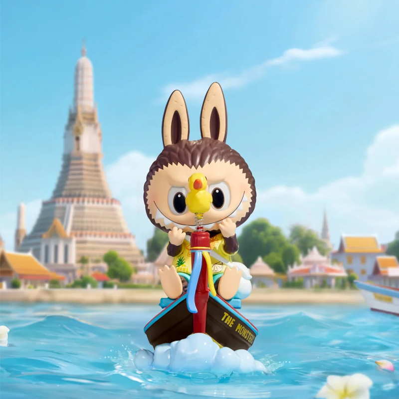 POP MART LABUBU Thailand Limited, Long Tail Boat Trendy Figures