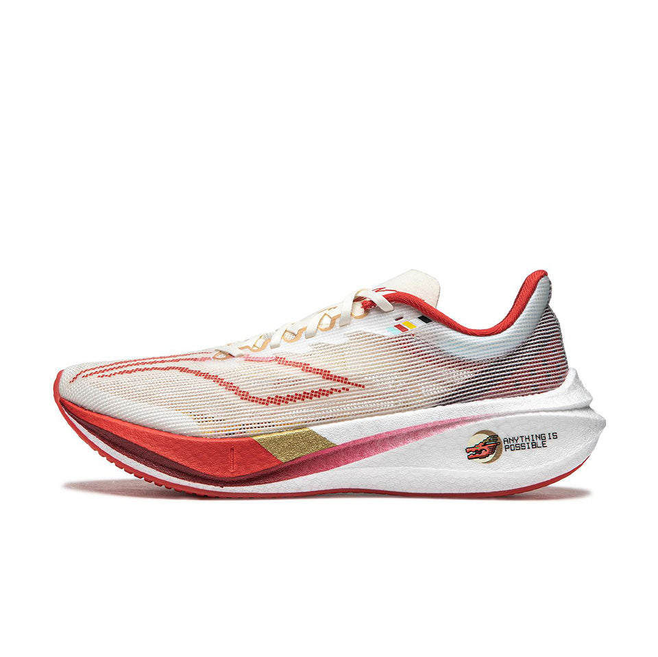LINING Feidian 3 Challenger Running Shoes Women's 'Red White' - Kicksown store