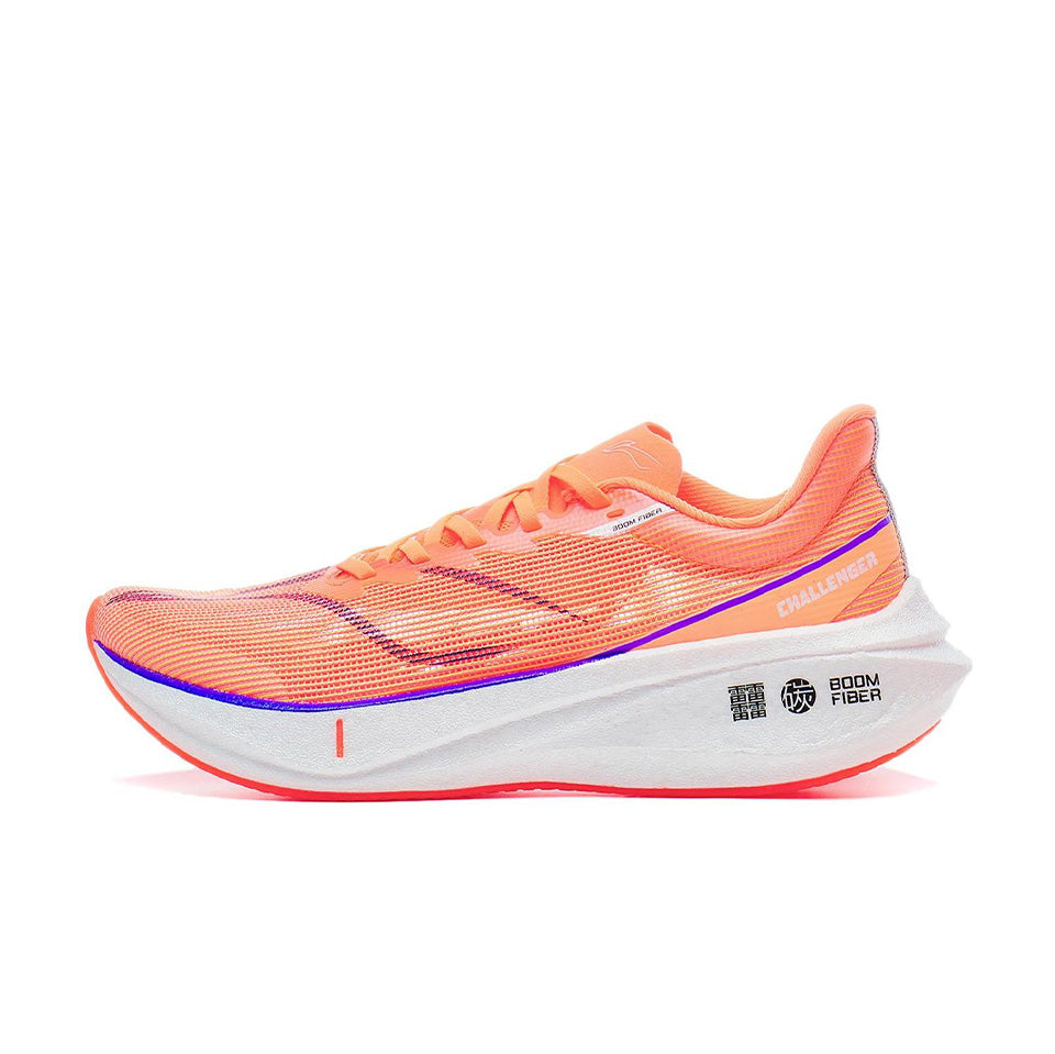 LiNing Feidian 3 Challenger Running Shoes Women's 'Standard White Fluorescent Pink' - Kicksown store