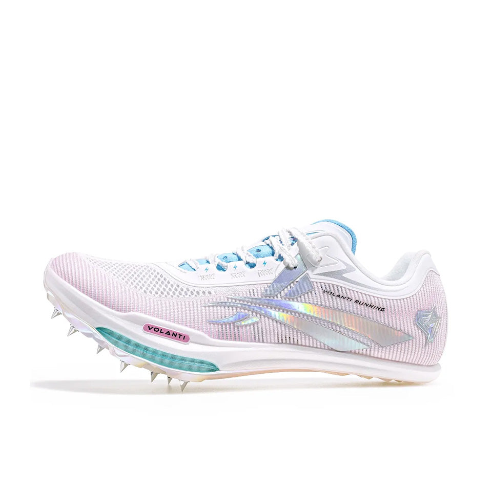 Volanti 911 Rocket Air Cushion Spike Shoes 'Blue/Pink Mismatch'