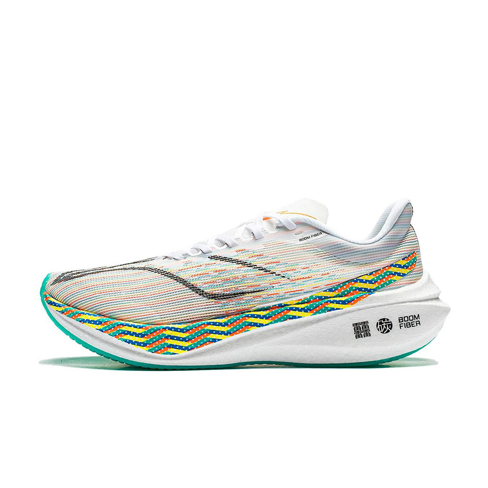LiNing Feidian 3 Challenger Running Shoes Women's 'White Yellow Green' - Kicksown store
