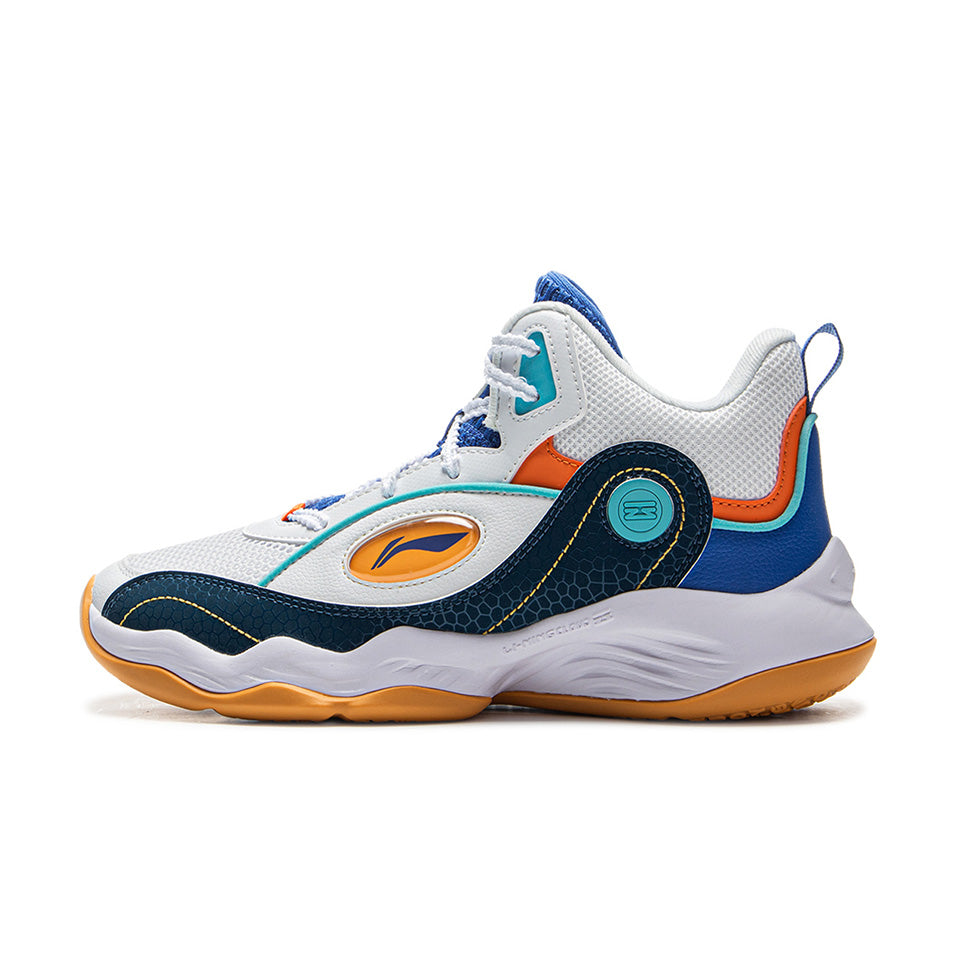 LiNing Young Basketball Shoes  'White Blue' 「Kids」