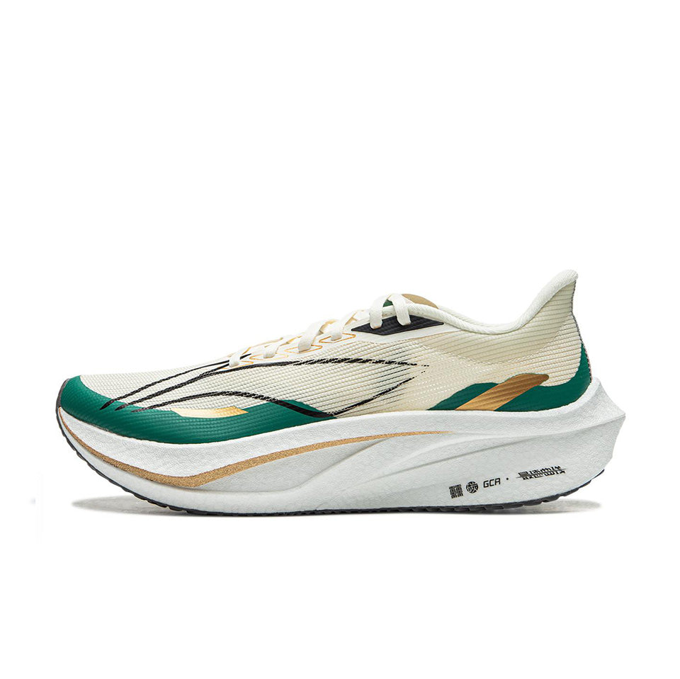 LINING Feidian 4 Challenger Running Shoes 'Ecru Stone Green' - Kicksown store