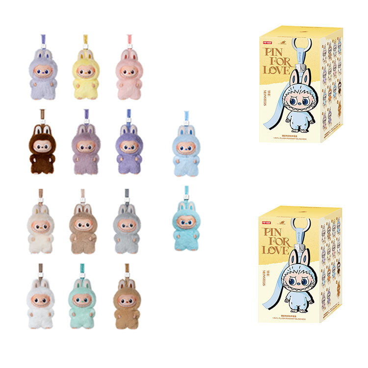 POP MART THE MONSTERS Labubu Pin for Love Series-VinylPlush Pendant Blind Box