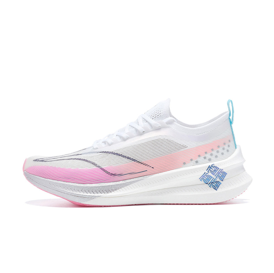 LiNing Feidian 3 Elite Running Shoes 'White Blue Pink' - Kicksown store