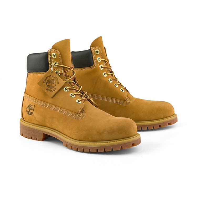 Timberland PREMIUM Water-Resistant Short Outdoor Boots High-Top Unisex Wheat