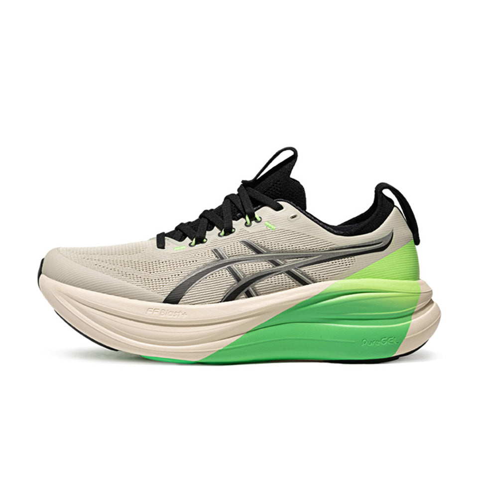ASICS GEL NIMBUS 28 Running Shoes 'White Green'