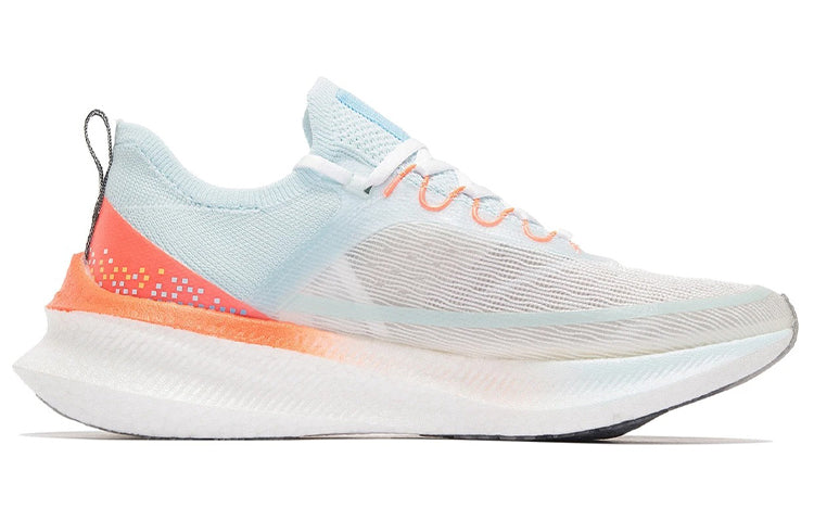 LiNing Feidian Challenger Running Shoes Women's 'White Blue Orange' - Kicksown store