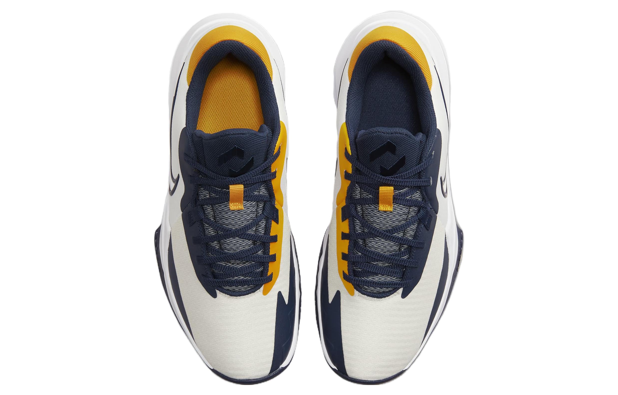 Nike Precision 6 'White Midnight Navy Gold'