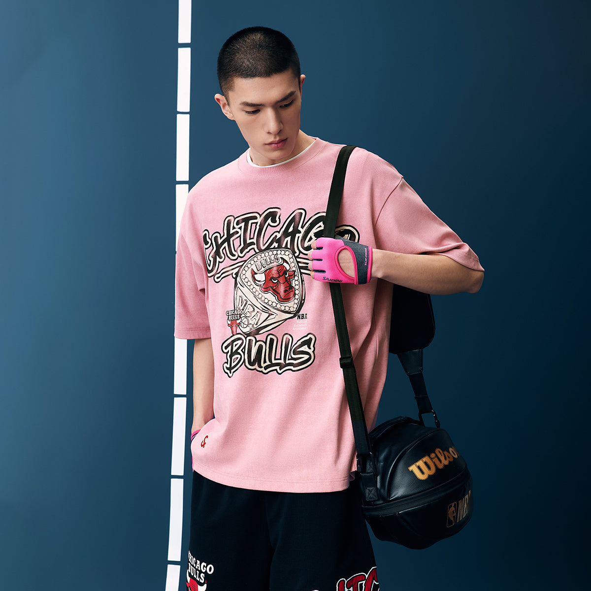 JACK JONES x NBA Short-Sleeve T-Shirt 'Chicago Bulls'