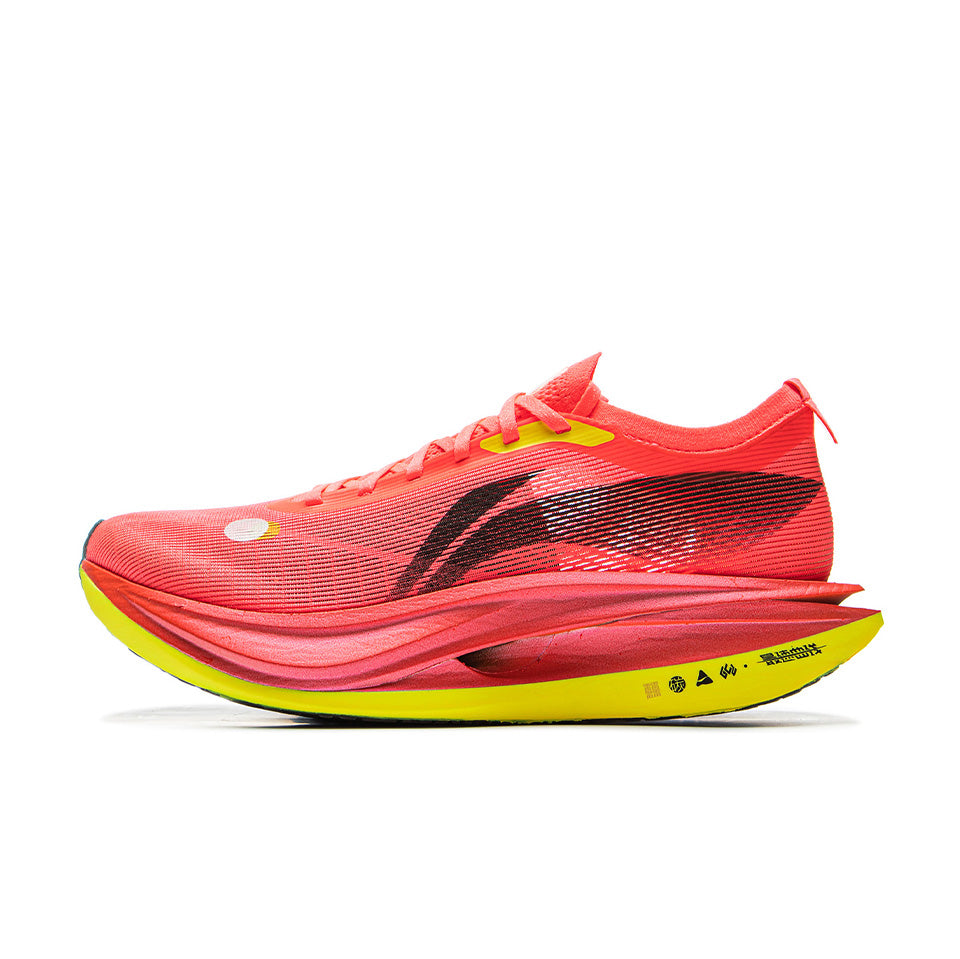 LINING FeiDian 5 ELITE Running Shoes 'Fluorescent Begonia Red' - Kicksown store