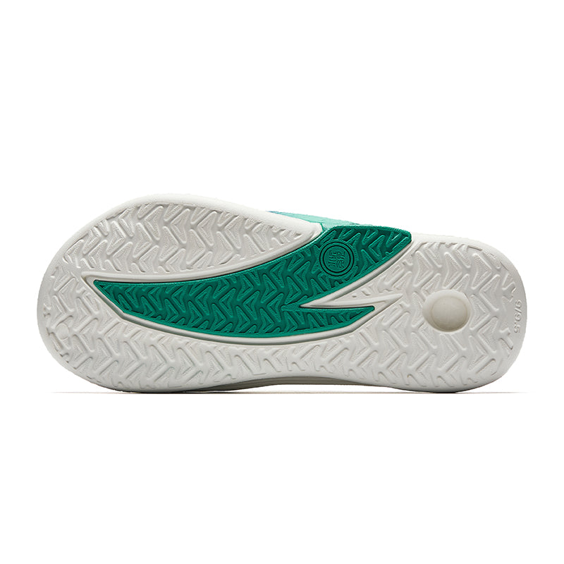 ANTA Slippers Nitrogen Bubble 'White Blue Green' - Kicksown store
