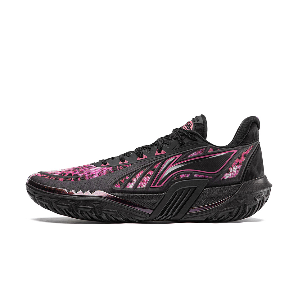 Li-Ning JieAo 3 V2 Black Leopard side view