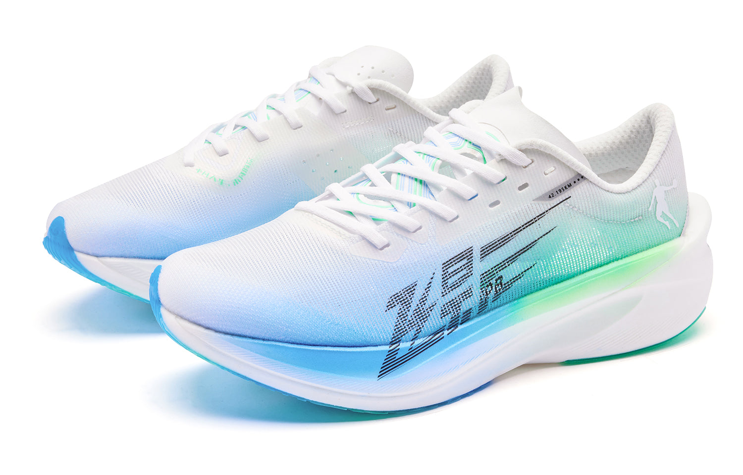 QIAODAN Feiying PB4.0 Running Shoes 'Sea Salt Blue Aurora Green'