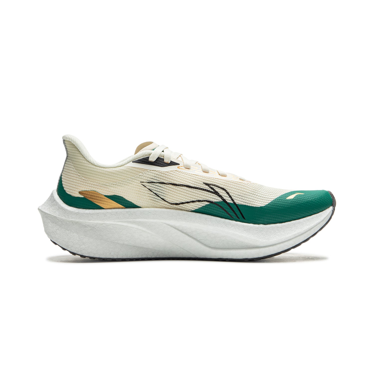 LINING Feidian 4 Challenger Running Shoes Women's 'Beige Green' - Kicksown store