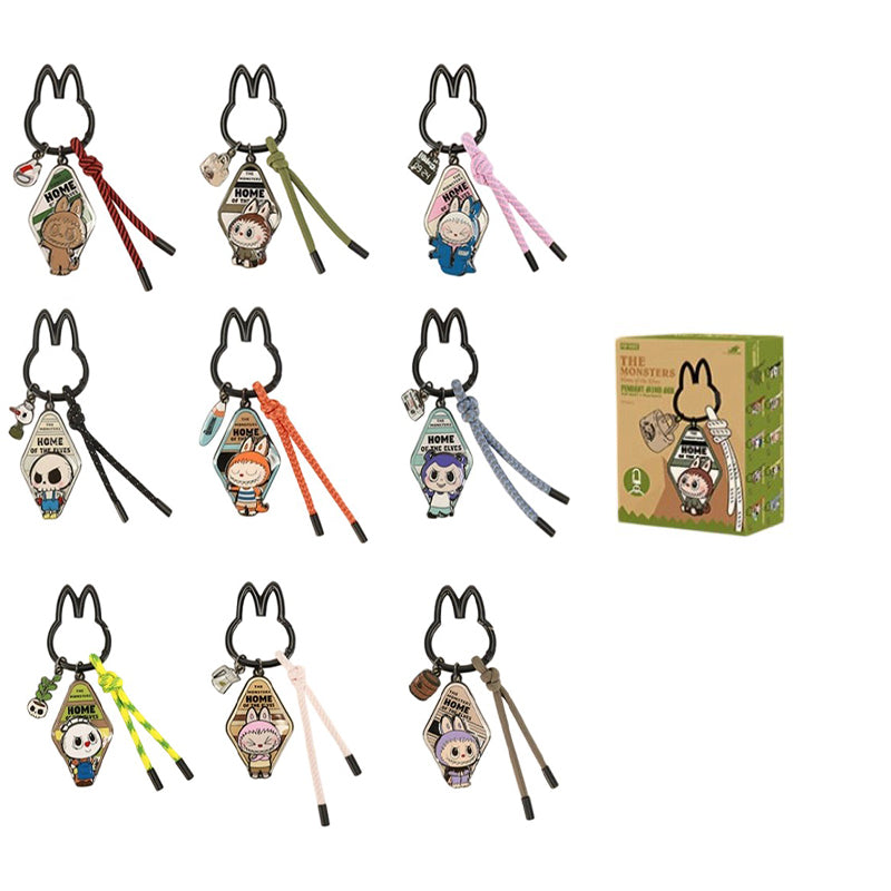 POP MART LABUBU Elf Home Collection Keychain Pendant Mystery Boxes Single