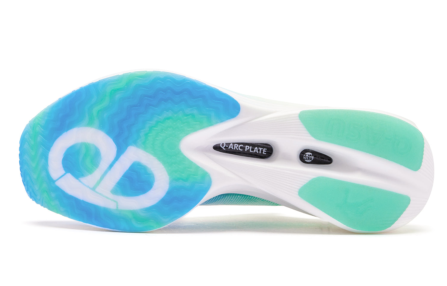 QIAODAN Feiying PB4.0 Running Shoes 'Sea Salt Blue Aurora Green'