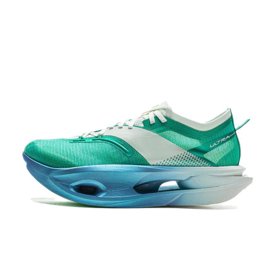 LiNing Feidian 5 ULTRA Running Shoes 'Green White Blue'