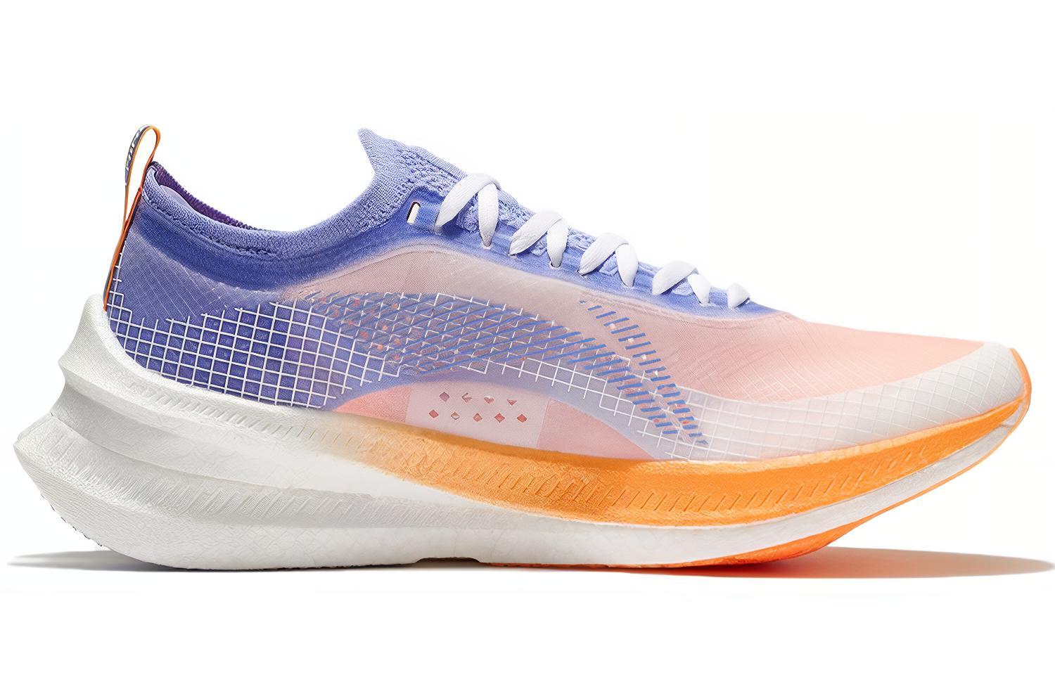 LINING Feidian 2 Elite Running Shoes Women's 'Standard White Neon Hydrangea Blue Purple' - Kicksown store