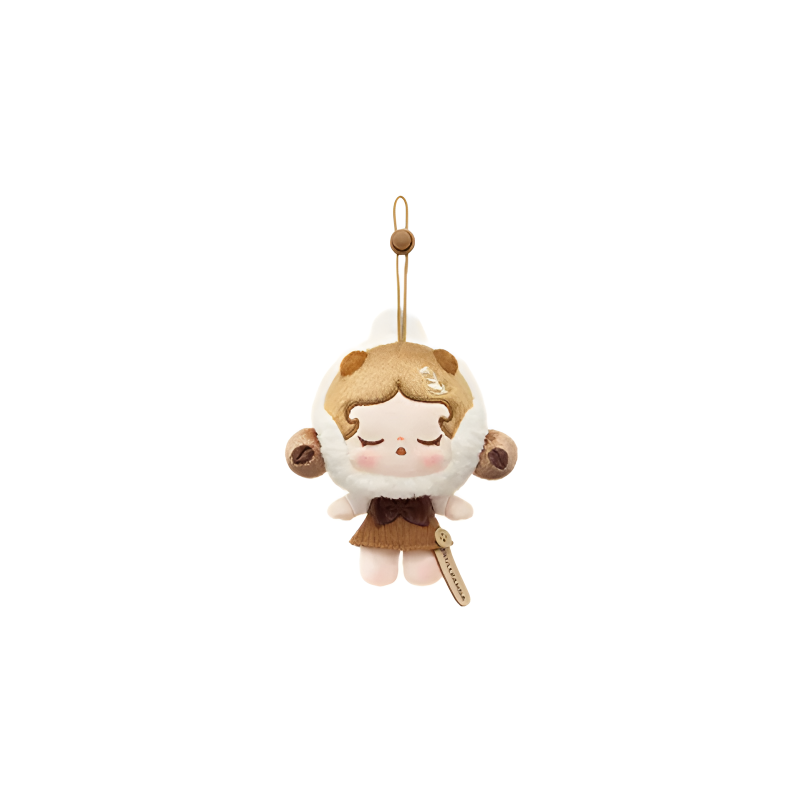 POP MART Bubbles Cute Bean Coffee Factory Collection Plush Pendant
