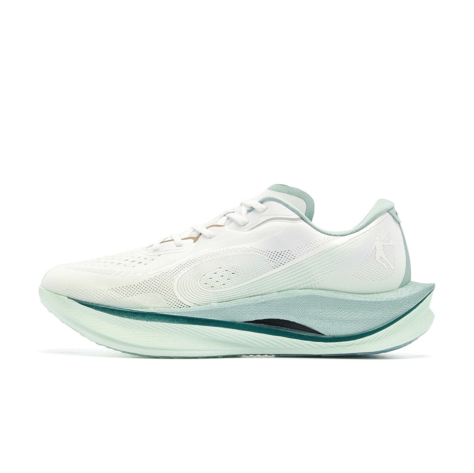 QIAODAN Wind-Running 3.0 Running Shoes 'White Snow Mist Green'