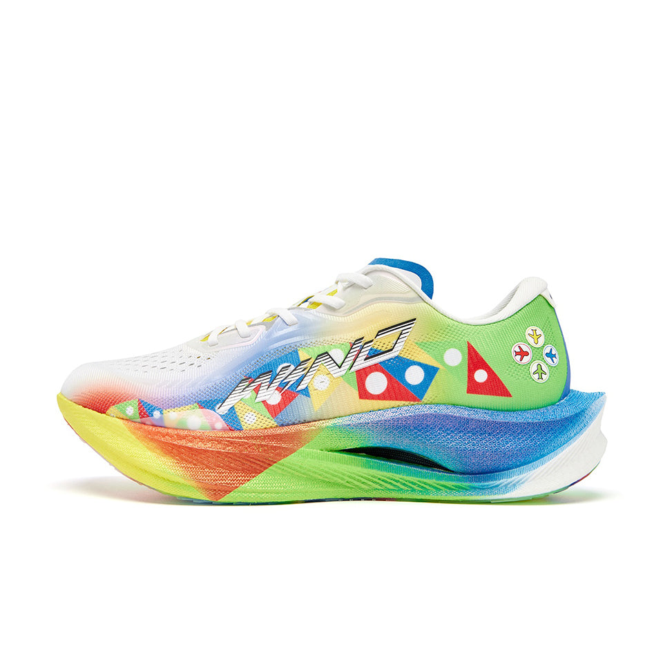 QIAODAN Wind-Running 3.0 Running Shoes 'White Neon Green'