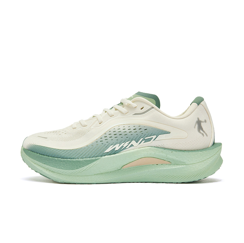 QIAODAN Wind-Running 2.0 Running Shoes 'Ivory Jade Green'