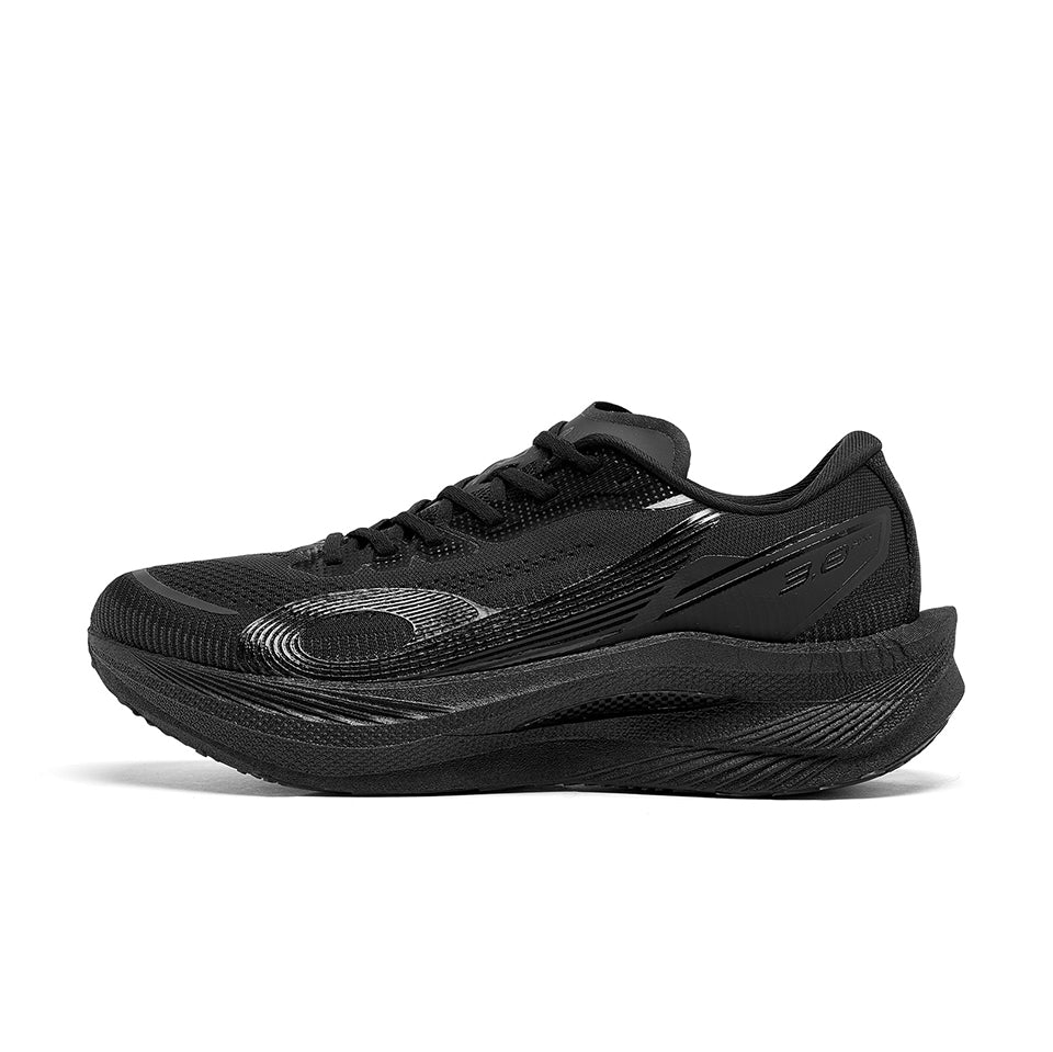 QIAODAN Wind-Running 3.0 PRO Running Shoes 'Black Silver'