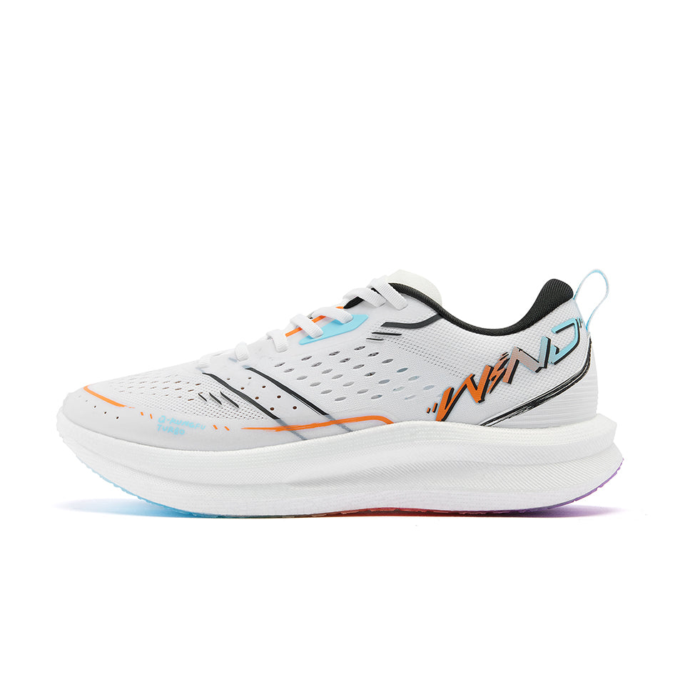 QIAODAN Wind-Running SE Running Shoes 'White Blue Orange'