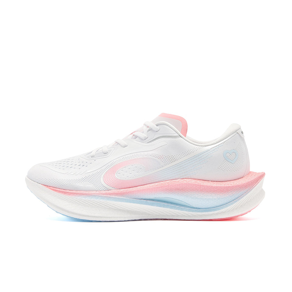 QIAODAN Wind-Running 3.0 Running Shoes 'White Pink'「Women」