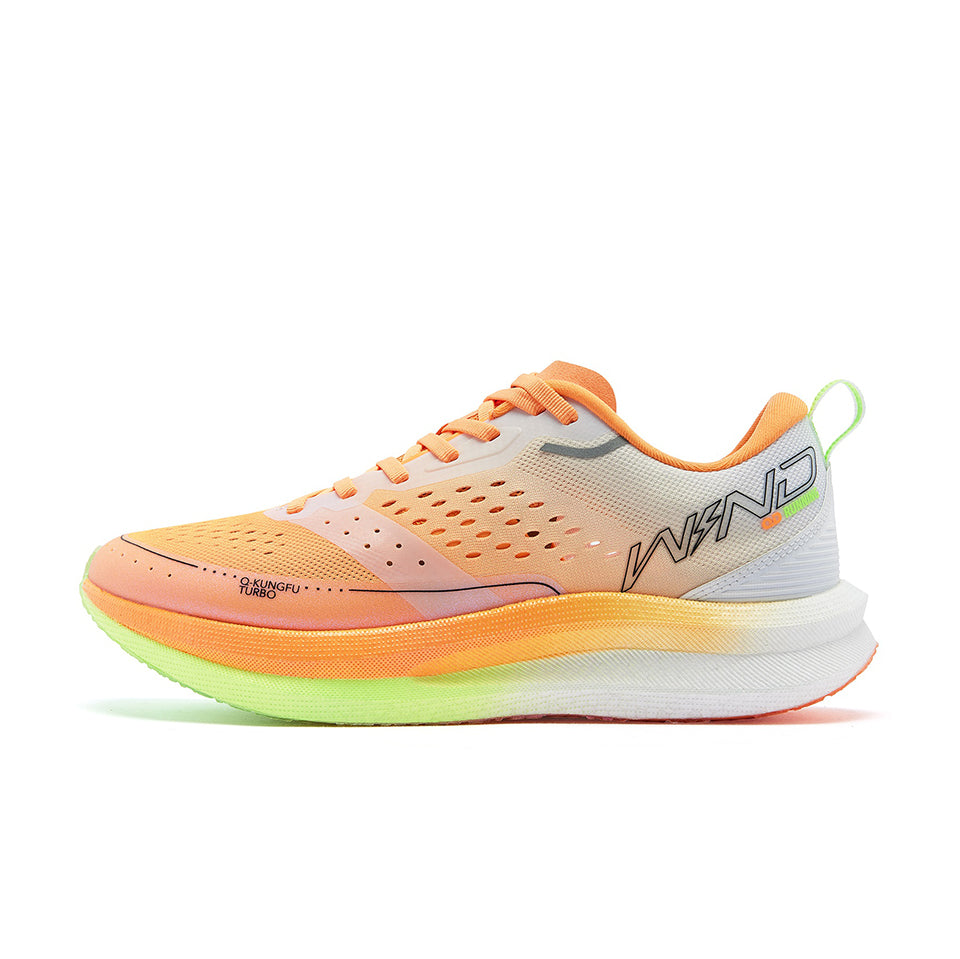 QIAODAN Wind-Running SE Running Shoes 'Orange Green'「Women」
