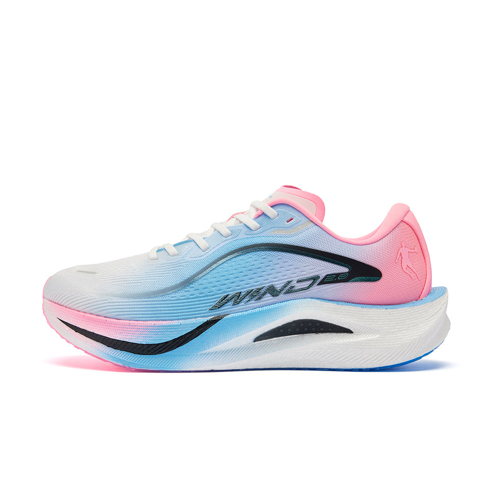 QIAODAN Wind-Running 2.0 Running Shoes 'Pink Blue'「Women」