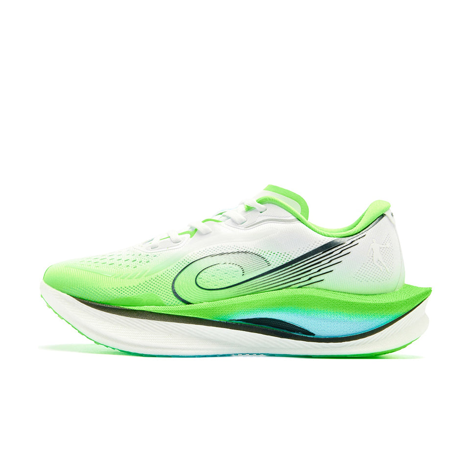 QIAODAN Wind-Running 3.0 Running Shoes 'White Green' 「Women」