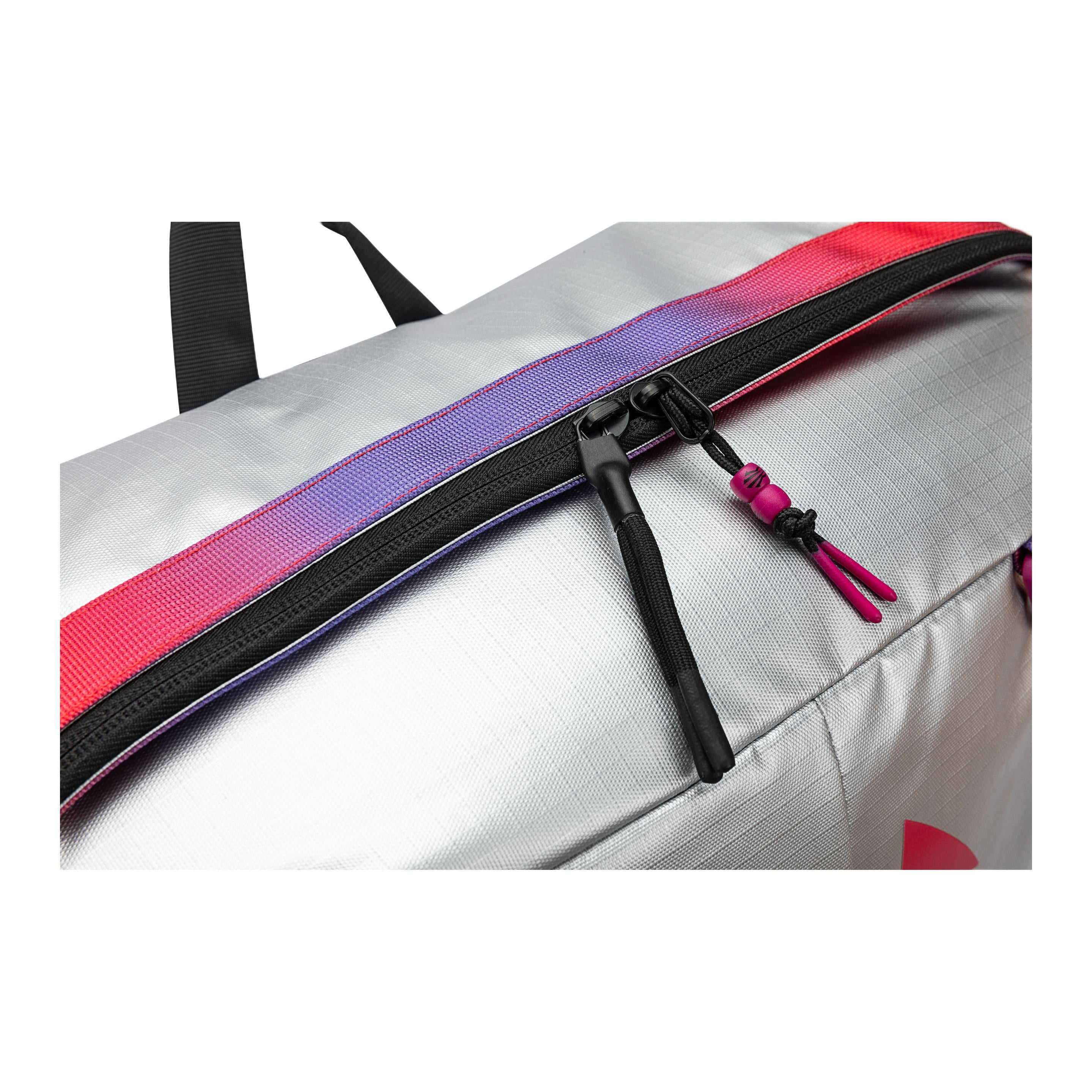 Anta Kai Series PU Rainbow Backpack Black Silver