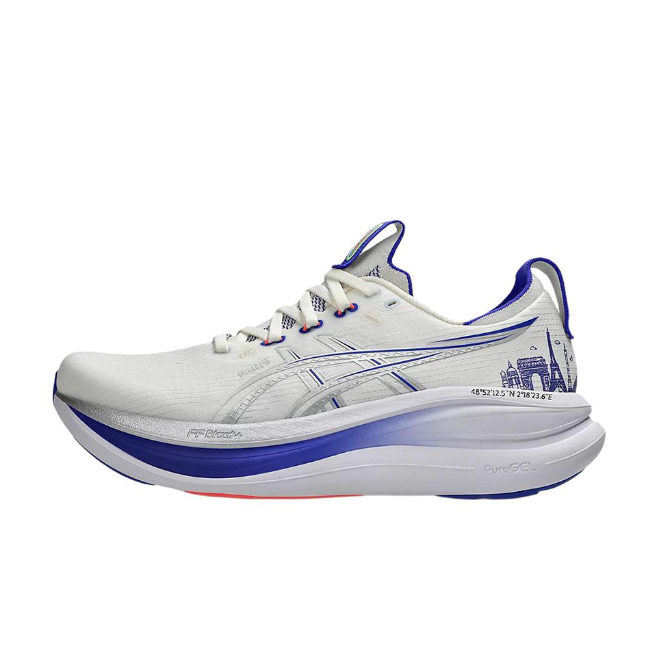 ASICS GEL NIMBUS 28 Running Shoes ‘White Blue’