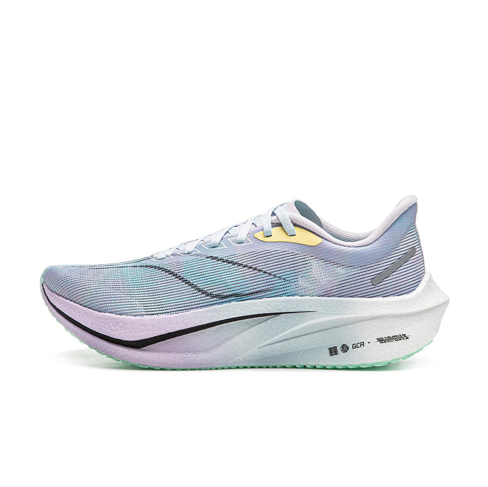 LINING Feidian 4 Challenger Running Shoes Women's 'Mist Purple Vero Rose Purple Fluorescent Ice Cyan' - Kicksown store