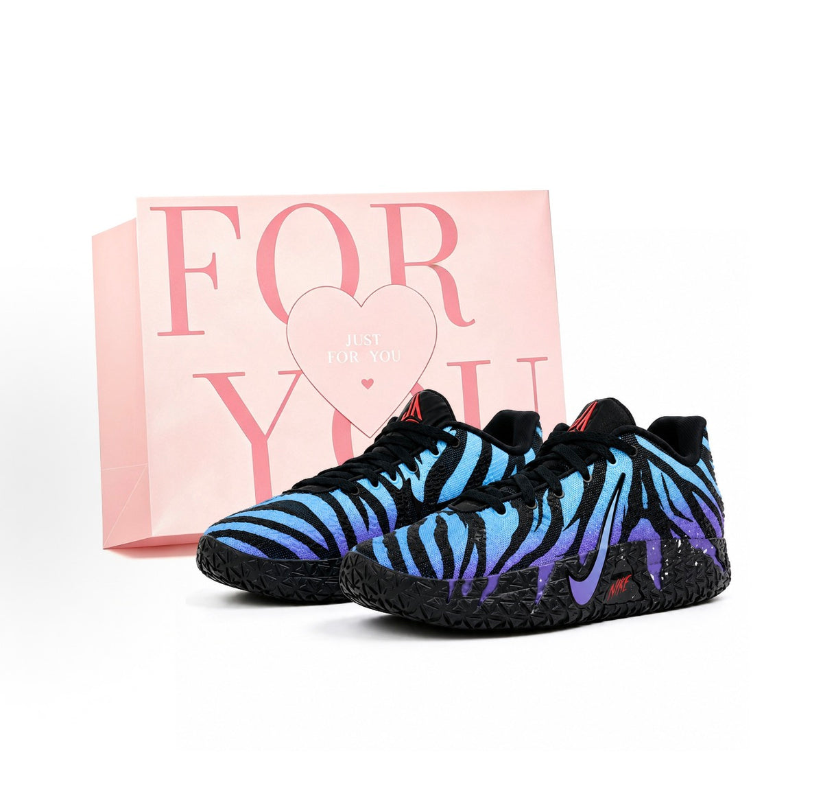 Nike Ja 3 'Cyan Pink' [Customized]