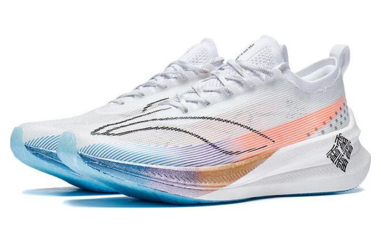LiNing Feidian 3 Elite Running Shoes 'White Pink Blue' - Kicksown store