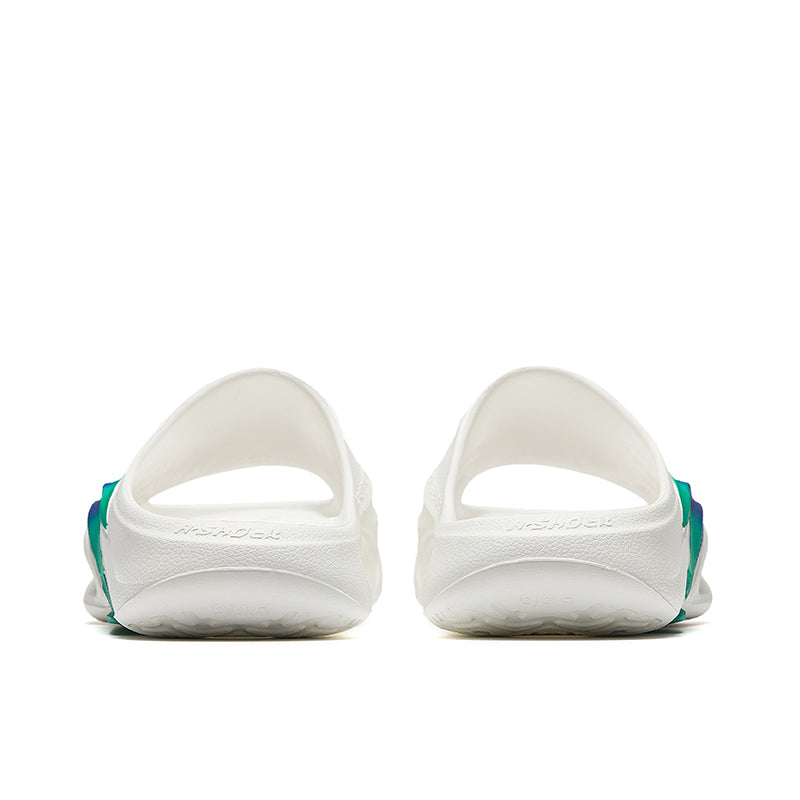 ANTA Slippers Nitrogen Bubble 'White Blue Green' - Kicksown store