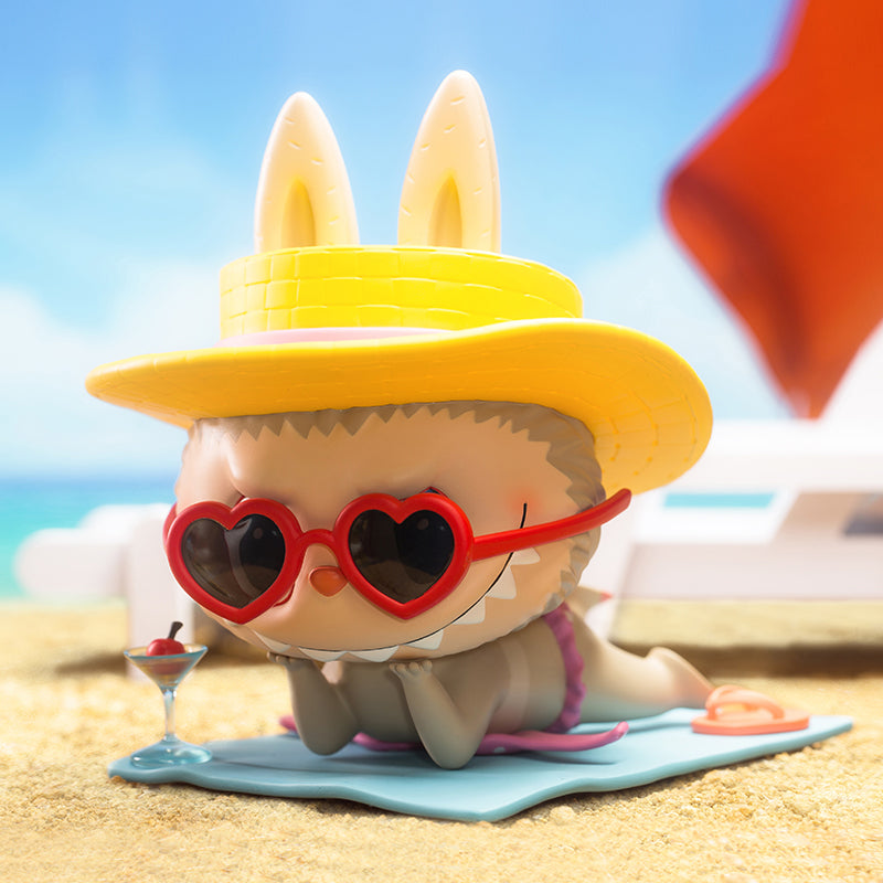 POP MART LABUBU Beach Trendy Figures 14cm