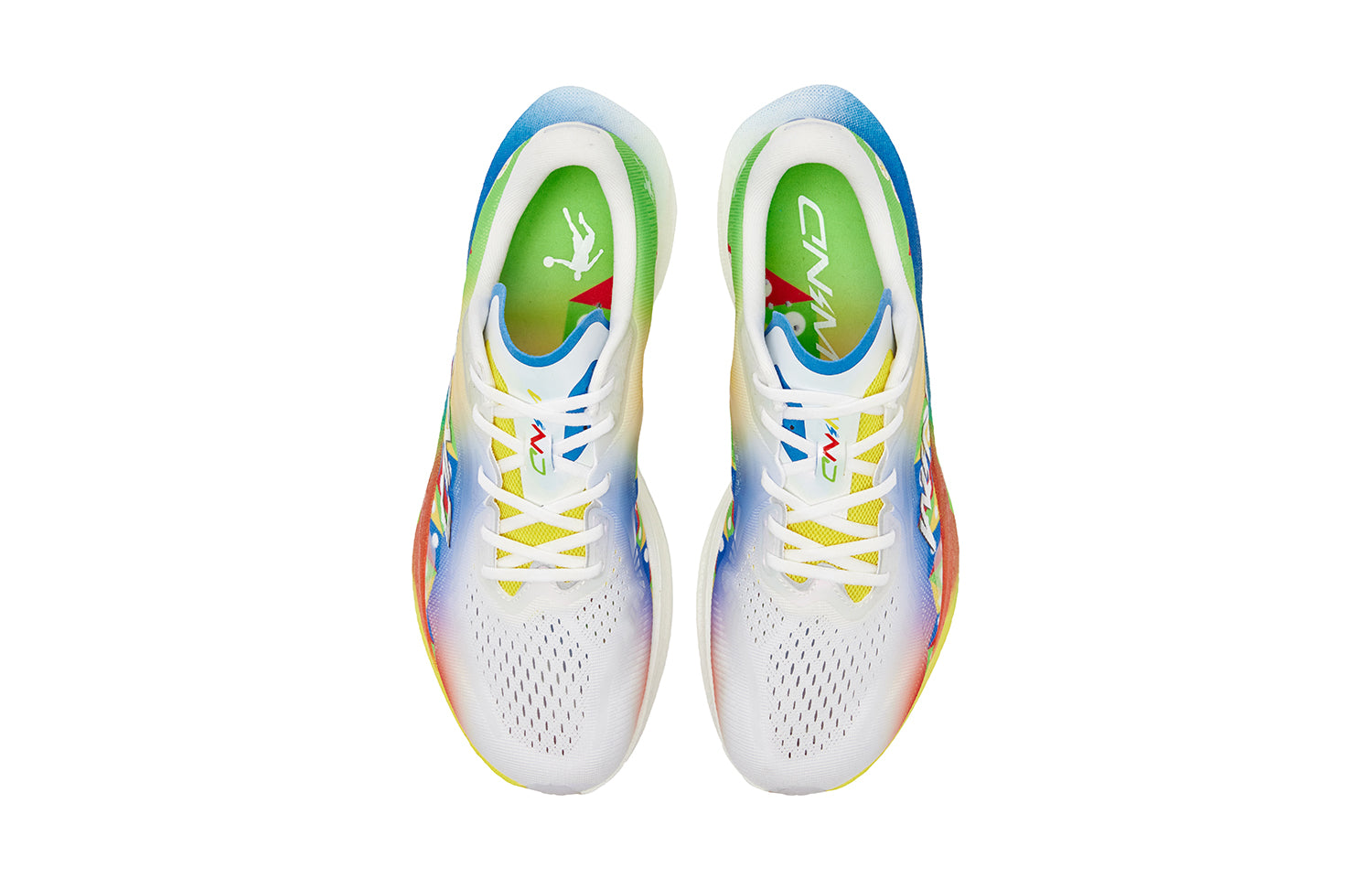 QIAODAN Wind-Running 3.0 Running Shoes 'Jordan White Neon Green'