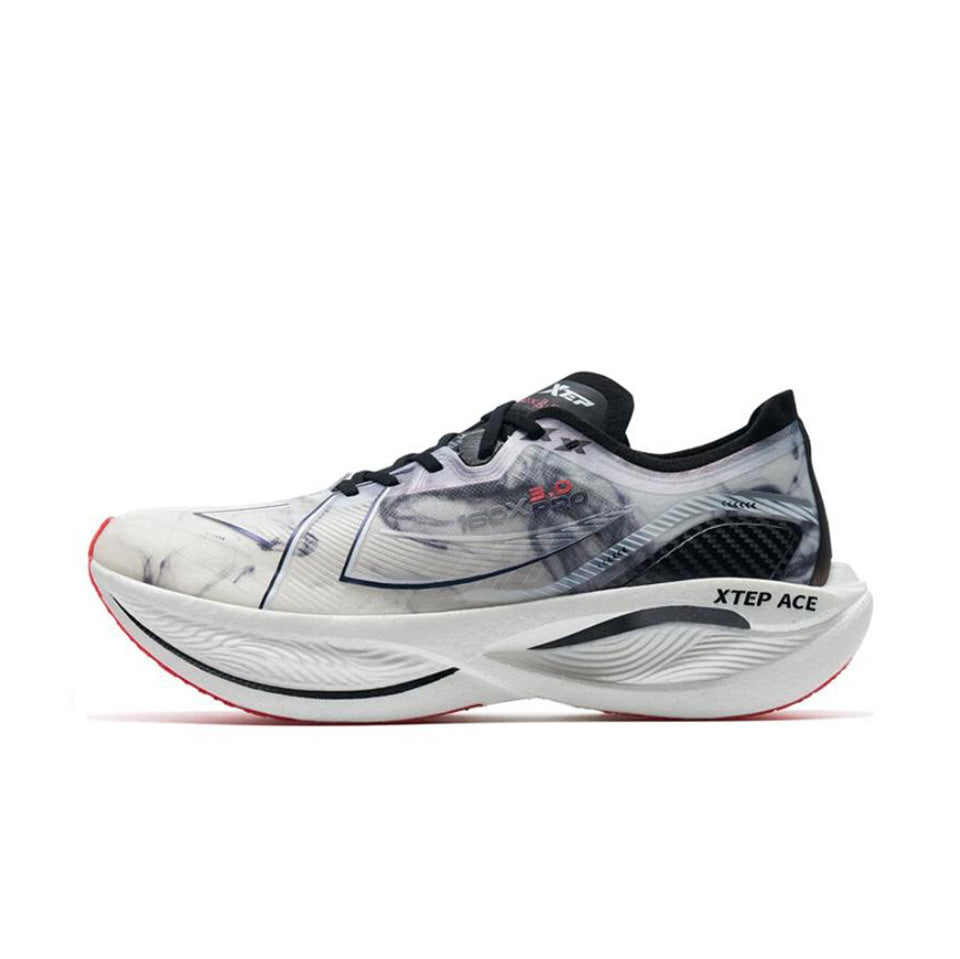 エッポ Xtep 160X 3.0 Pro 'White Black' Running Shoes | Free Shipping-Kicksown