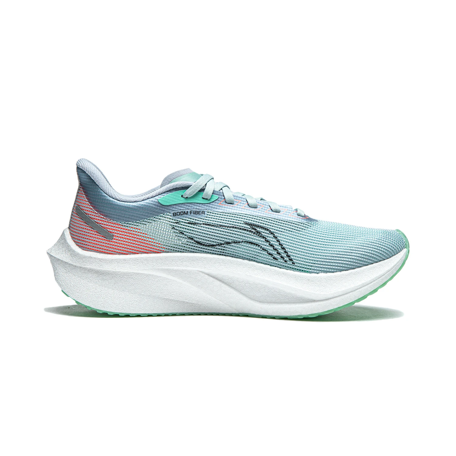 LINING Feidian 4 Challenger Running Shoes Women's 'Purple Smoke Blue Fluorescent Light Turquoise' - Kicksown store