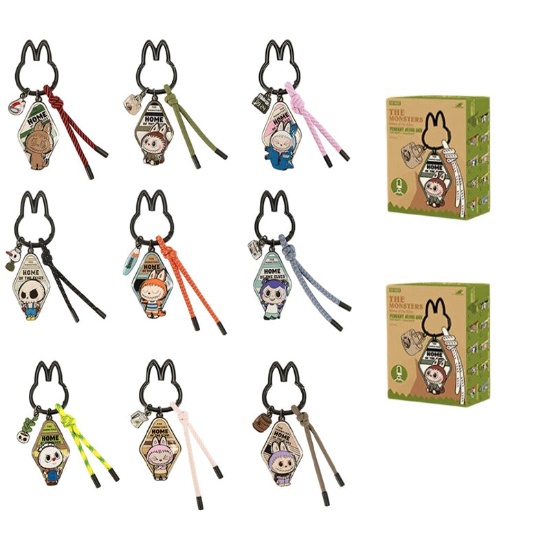 POP MART LABUBU Elf Home Collection Keychain Pendant Mystery Boxes Single